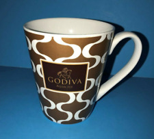 Godiva Belgium Chocolate Coffee Mug Cup Swirl Pattern 2014 Collectible picture