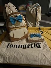 NWT Loungefly Disney Pocahontas Sequin Mini Backpack & Wallet Princess Sequins picture