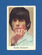 1965-68 Dutch Gum Card Popbilder The Rolling Stones Keith Richards (1) picture