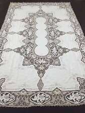 Vintage hand made mixed lace tablecloth 250x163cm picture