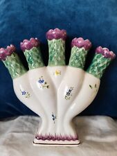 MMA five Finger Vase handpainted porcelain made in Portugal picture