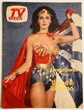 TV Guide 1978 Wonder Woman Lynda Carter TV Week Chicago Tribune Rare Regional picture