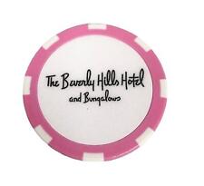 Vintage 5 Star Luxury The Beverly Hills Hotel and Bungalows Chip Poker Token picture
