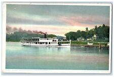 c1920's Steamer Governor Endicott Lake Winnepesaukee New Hampshire NH Postcard picture