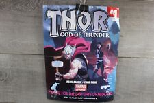 🎆THOR GOD OF THUNDER #1 MS. MARVEL #1 DOUBLE SIDED COMIC PROMOTIONAL POSTER🎆 picture