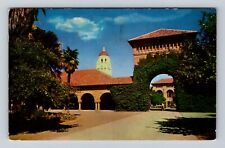 Stanford CA-California, Stanford University, East Gate, Vintage Postcard picture