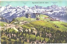 View Of Rigi Kulm, The Highest Point And The Alps In Switzerland Postcard picture