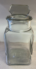 ANTIQUE FRANKLIN CARO CO APOTHECARY STORE CANDY JAR HEAVY GLASS COCA-COLA LOOK picture