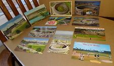 11 old Stadium Postcards (Ballparks) Al Lang Field, Milwaukee County, Shea, etc. picture