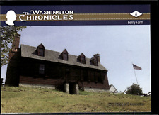 2022 Historic Autograph's Washington Chronicles Gold 1/699 Ferry Farm #8 picture