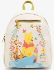LOUNGEFLY Disney WINNIE THE POOH Flowers BACKPACK BAG NEW  picture