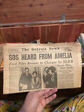 1937 Detroit News SOS Heard From AMELIA picture
