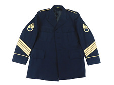 US Army ASU Coat 43 Dress Blue Classic Poly/Wool 1528C Service Vintage Jacket picture