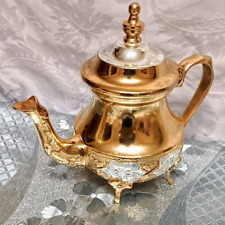 moroccan brass teapot finely decorated by hand Made Moroccan crafts picture