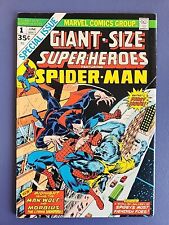 Giant-Size Super-Heroes #1 (1974) Amazing Spider-Man Morbius, Man-Wolf VF picture