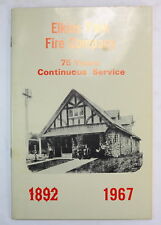 Elkins Park Fire Company 1892 1967 History Book PA Pennsylvania Department Dept picture