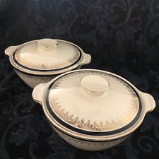Royalty Cobalt Blue pattern by Myott of England~One Covered Casserole picture