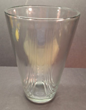 Neiman Marcus Elements Vintage Crystal Vase, 10”H X 6.5”W At Top X 4”W At Base picture