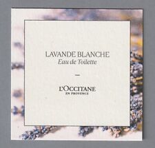 Advertising card - advertising card - Lavender Blanche de L'Occitane picture