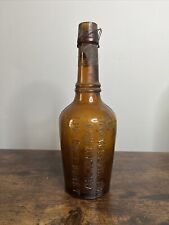1890s Bottle John Wyeth & Bro Philadelphia PA Liq Liquor Ext. Malt Amber Glass picture
