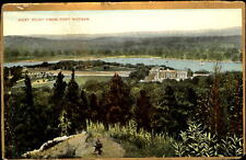 West Point from Fort Putnam ~ New York ~ uncommon gold border c1910 picture