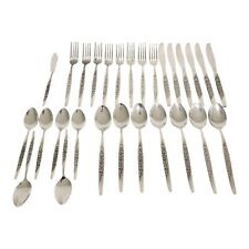 LOT of 27 National Stainless CARESS Rosevine FORKS SPOONS KNIVES Butter Knife picture