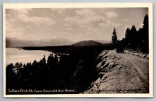 Postcard RPPC LAKE TAHOE, CA ~ Tallac & Friels Peaks from EMERALD BAY   G 5 picture