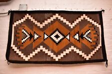 ATQ Navajo Rug Textile Native American Indian Textile Klagetoh 51x28 Weaving VTG picture
