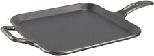 BOLD 12 Inch Seasoned Cast Iron Square Griddle, Design-Forward Cookware picture
