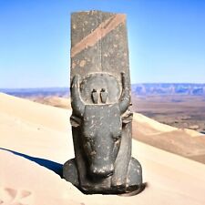 Ancient Antique Statue Head Goddess Sobek Rare Pharaonic Unique Egyptian BC picture