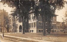 B90/ Sterling Illinois Il Real Photo RPPC Postcard c1910 Township High School picture