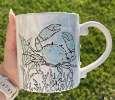 SEA COVE ISLAND Crab Coffee Tea Mug Cup 21 Oz Ceramic By Spectrum Designz  picture