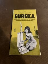 Vintage 1960s New Eureka Vacuum / Rug Cleaner Foldout Advertising Brochure picture