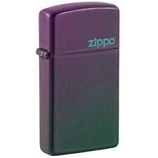 Zippo Slim w/Zippo Logo Windproof Lighter, 49267ZL picture