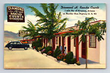 Diamond H Rancho Courts Motel Kingman Arizona AZ Roadside America Postcard picture
