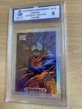 CARNAGE - Marvel Masterpieces FOIL - 1994  - MGC 9 picture