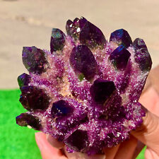 306g Newly Discovered purple Phantom Quartz Crystal Cluster Minerals picture