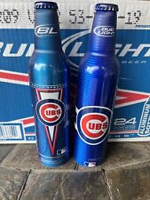 Bud Light Aluminum Bottle Chicago Cubs Hardest To Find Cubs LE Beer Can Chicago picture