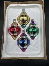 Bradford Novelty Co Inc. Christmas Ornaments. Hand Decorated Glass 2003 picture