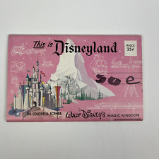 Disneyland Postcard Folder This is Disneyland Magic Kingdom c1960s Unused picture