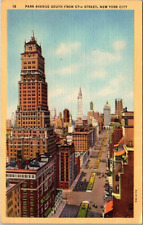 Vtg Chrysler Building Park Ave 57th St New York City Postcard NY picture