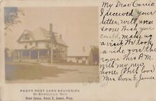 Hotel James Bristolville Ohio OH 1907 Real Photo RPPC picture