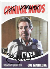 Joe Mantegna Signed CUSTOM Card CRIMINAL MINDS Actor David Rossi picture