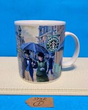 Vtg Starbucks Mug Paris Street Rainy Day In The City Gustave Caillebotte Barista picture