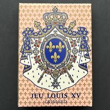 Jeu Louis XV GRIMAUD Playing Cards French Poker Deck France COMPLETE Unused picture