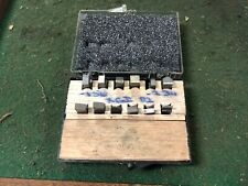 MACHINIST LATHE TOOLS MILL Box of Thin Bit Insert Cutter Bits in Case A  KndyBx picture