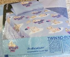 Vintage Snuggle Me Bed Set Twin Lever Brother Performance NOS Sheets 80s READ picture