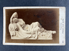 Italy, Rome, Statue of Procris, Vintage CDV Albumen Print Vintage cdv Albumen p picture