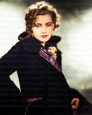 Greta Garbo 8x10 RARE COLOR Photo 604 picture
