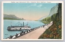Postcard Viaduct near Multnomah Falls, Columbia River Highway Oregon, ship picture